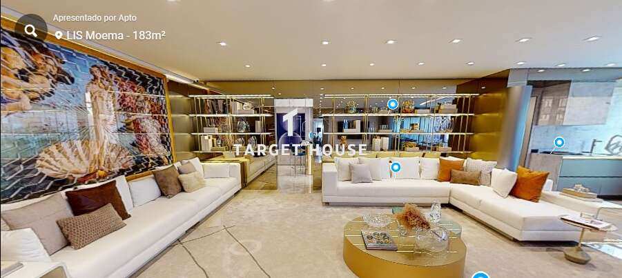 Apartamento de luxo à venda em São Paulo, Moema, com 3 quartos, 174m²