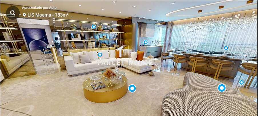 Apartamento de luxo à venda em São Paulo, Moema, com 4 quartos, 183m²